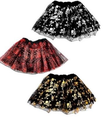 Producto - TUTU 3 CAPAS 30CM ESTAMPADO SURTIDO HALLOWEEN NEGRO