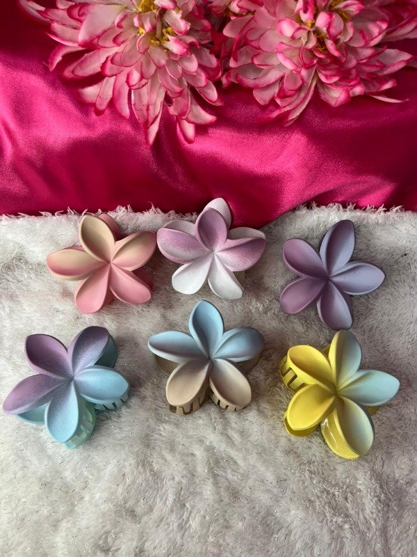 Producto - Broche hawaiano grande doble color