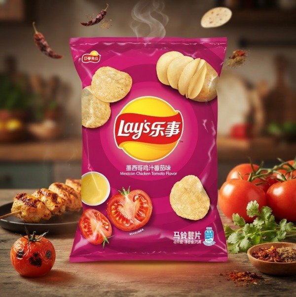 Producto - Papas LAYS sabor pollo y tomate