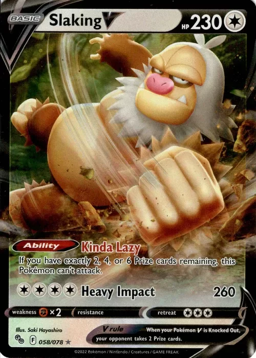 Producto - Slaking V - 058/078 - Pokemon Go - Holo