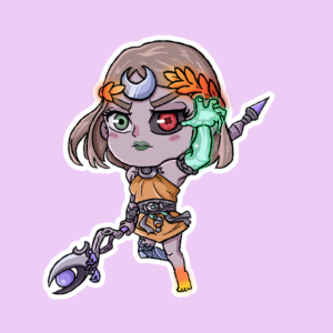 Producto - Stickers en Vinilo - Hades - Melinoe