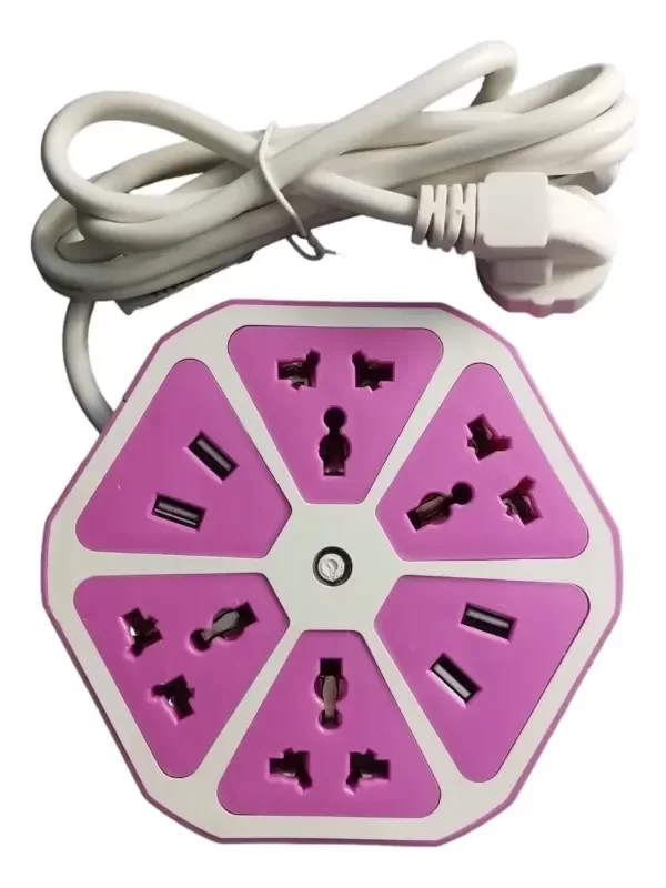 Producto - Zapatilla 4 USB y 4 tomas múltiples