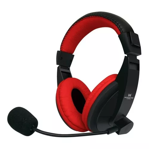 Producto - Auriculares GAMER - MONSTER LOUD (rojo)
