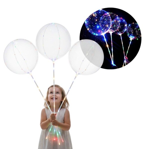 Producto - Globo Burbuja con Luz Led Multicolor