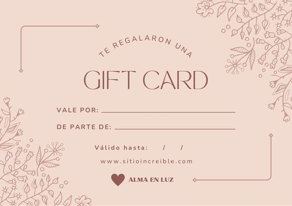 Producto - Gift card