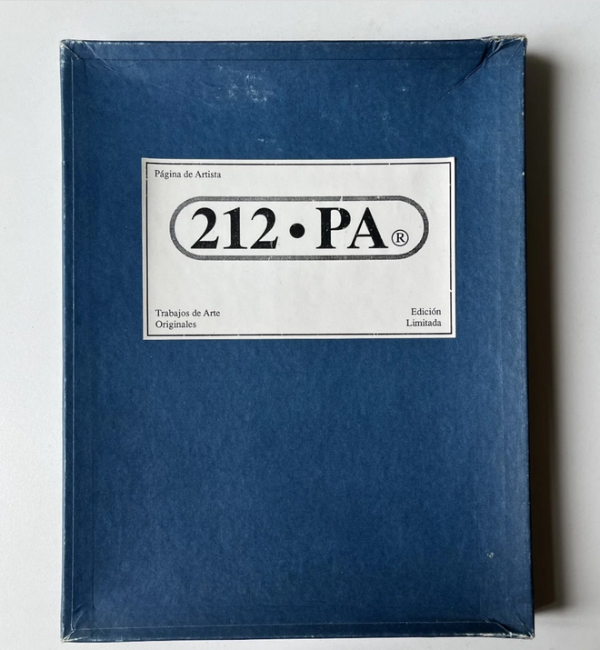 Producto - Página de Artista. 212 PA. Trabajos de Arte Originales. Número 1 (1990)