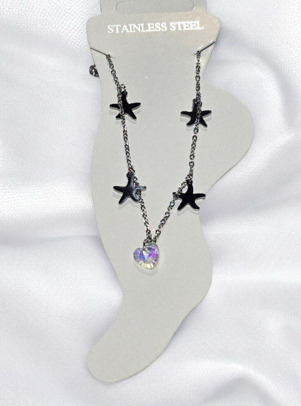 Producto - Tobillera estrellas de mar y cristal