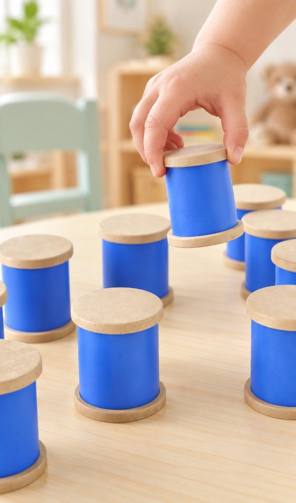 Producto - Juego De Memoria Sonoro de madera. 10 Piezas. - 1
