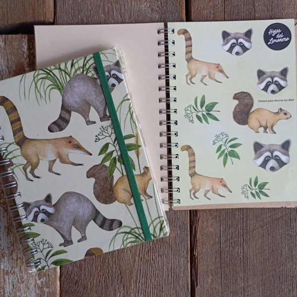 Producto - Cuaderno Fauna Nativa con stickers