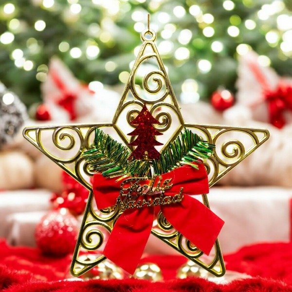 Producto - Estrella Calada c Deco 22cm 6682