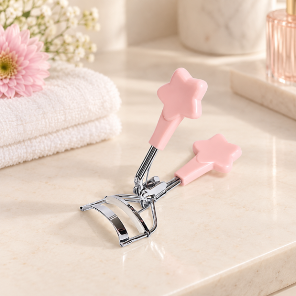 Producto - ARQUEADOR RIZADOR DE PESTAÑAS CON PEINE FORMA CORAZON COLORES PASTEL SURTIDOS - 2