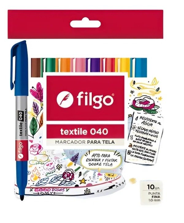 Producto - Marcadores Textil x10 FILGO