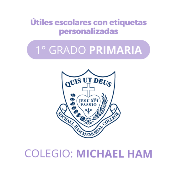 Producto - Caja Escolar - Colegio Michael Ham - 1ER AÑO EP - VICENTE LOPEZ