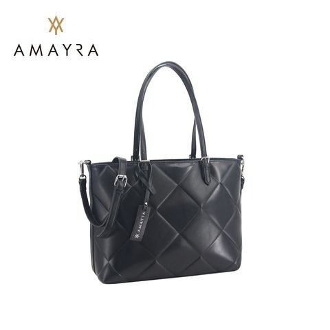 Producto - CARTERA PU NEGRA 27X13X37CM AMAYRA - 67.C2699.1