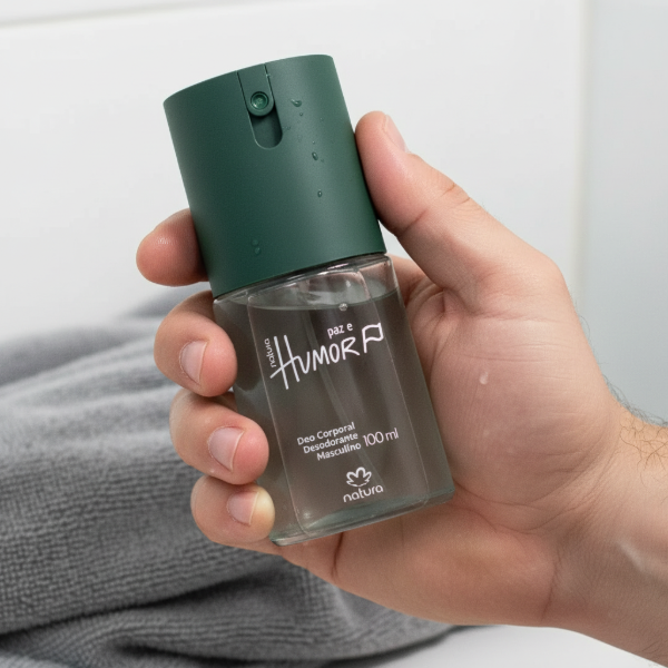 Producto - DEO CORPORAL MASCULINA DESODORANTE EN SPRAY "PAZ e HUMOR" NATURA 100 ML
