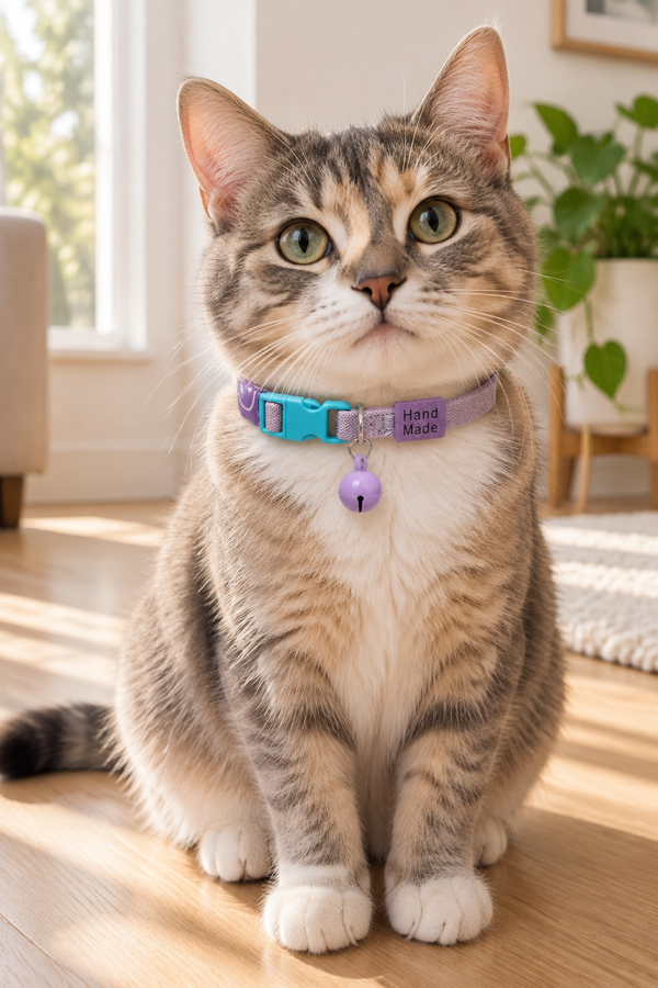 Producto - COLLAR ELÁSTICO CON PELOTITA REGULABLE HASTA 34cm - 2