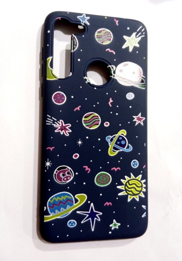 Producto - Funda Planetas Silicona con interior forrado para Moto G8