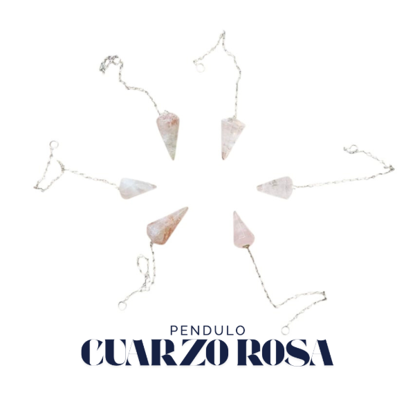 Producto - PENDULOS CUARZO ROSA