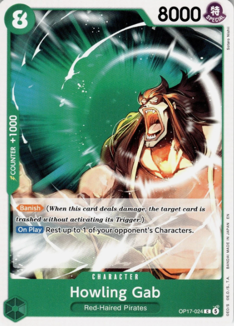 Producto - OP17-024 Howling Gab - The World's Strongest Warriors