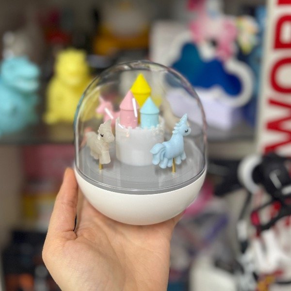 Producto - Lámpara Velador Led Carrusel Unicornio USB 7753