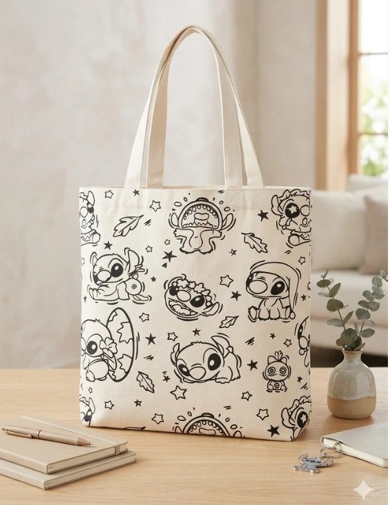 Producto - Totebag Stich lienzo reforzado 30x40