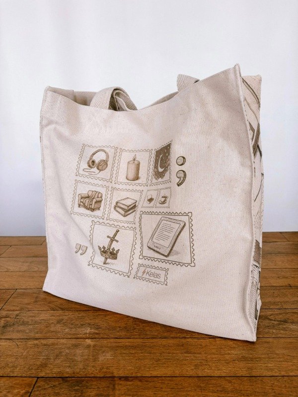 Producto - Cartera bolso de tela bookish