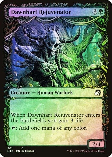 Producto - Dawnhart Rejuvenator Showcase Foil  Innistrad: Midnight Hunt