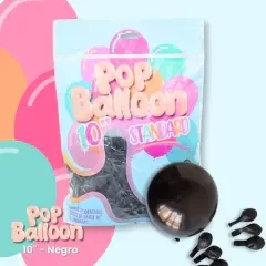Producto - Globos Pop balloon 10" x 50 unid. NEGRO
