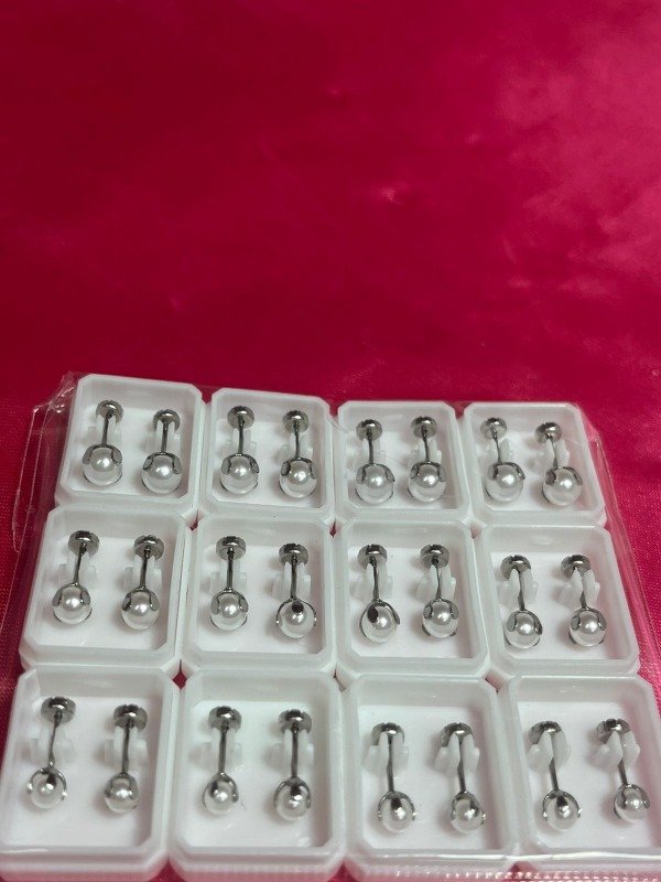 Producto - Abridores perla plateado