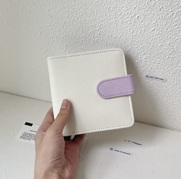 Producto - Mini binder macaron lila con blanco