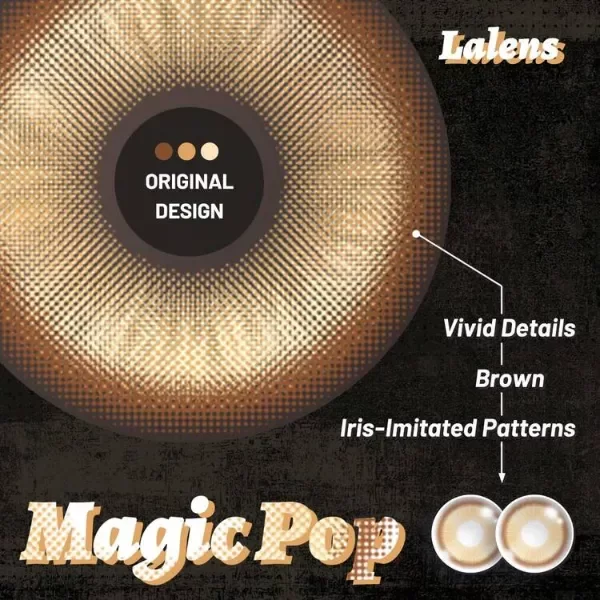 Producto - Magic Pop Brown - Lalens (Precio x Par) - 2