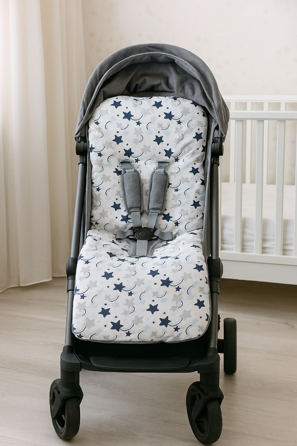 Producto - COLCHON CUBRE COCHECITO UNIVERSAL REVERSIBLE