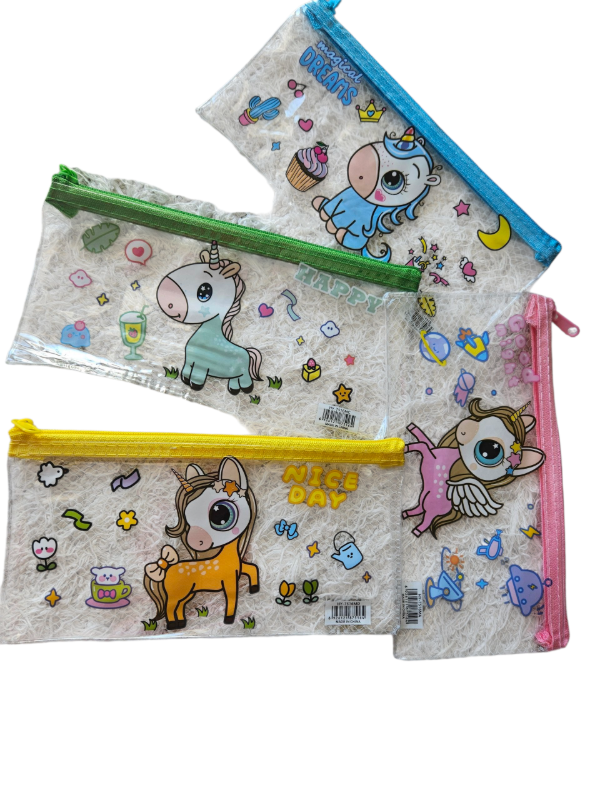 Producto - Cartuchera transparente Unicornio