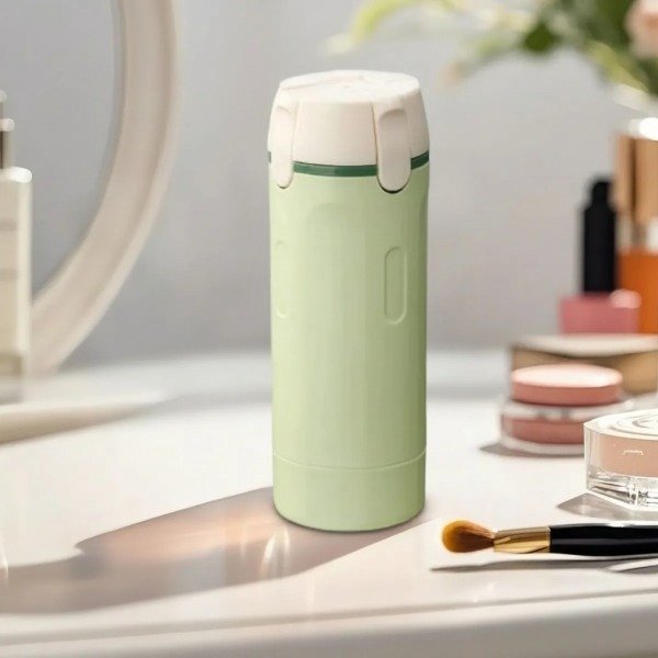 Producto - ENVASE DISPENSER DE CHAMPU CREMAS PARA VIAJE 4 EN 1 RECARGABLE 120ML 17CM X 6CM - 0