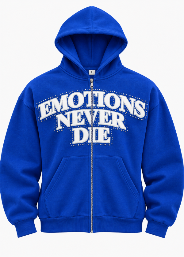 Producto - Campera Mixed Emotion Azul - 5