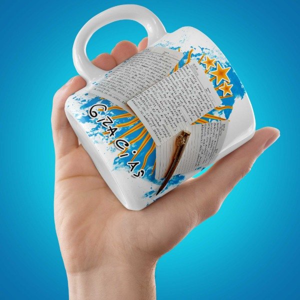 Producto - Taza ceramica Messi Carta Despedida De Puño Y Letra Selección