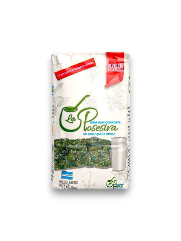 Producto - Yerba Mate Con Hierbas Orgánica La Posesiva Sin Acidez x500g