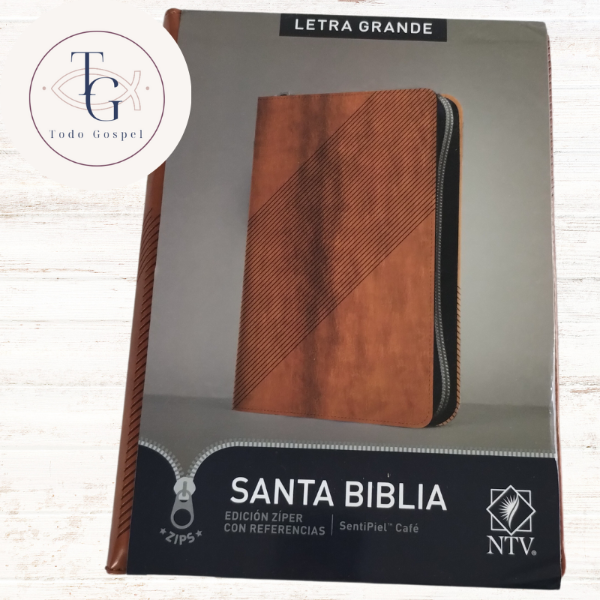 Producto - BIBLIA NTV CIERRE MADERA