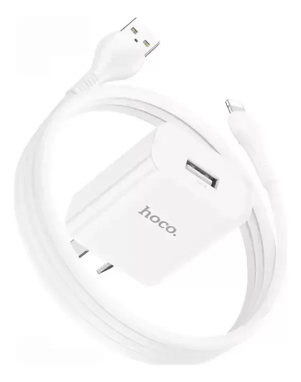 Producto - FUENTE HOCO DC75 C/CABLE USB-A a LIGHTNING