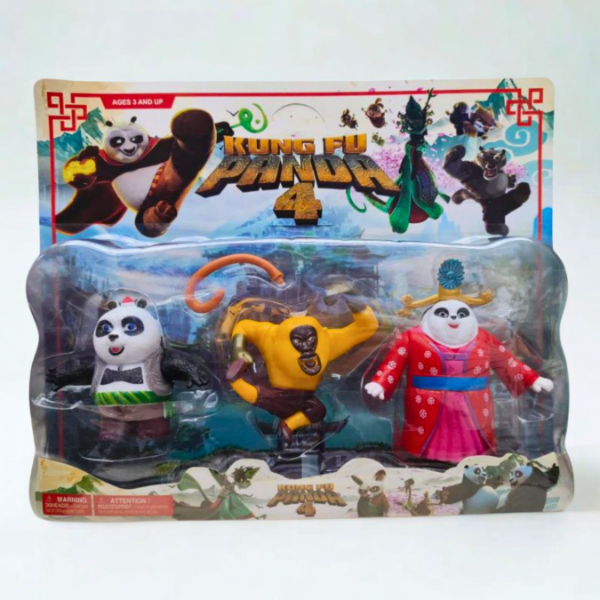 Producto - Kung Fu Panda 4 X3 Muñecos