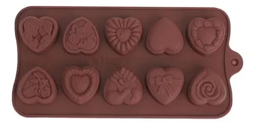 Producto - MOLDE CORAZONES X10