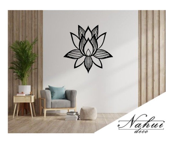 Producto - Cuadro Calado FLOR DE LOTO 2 (mod 016)