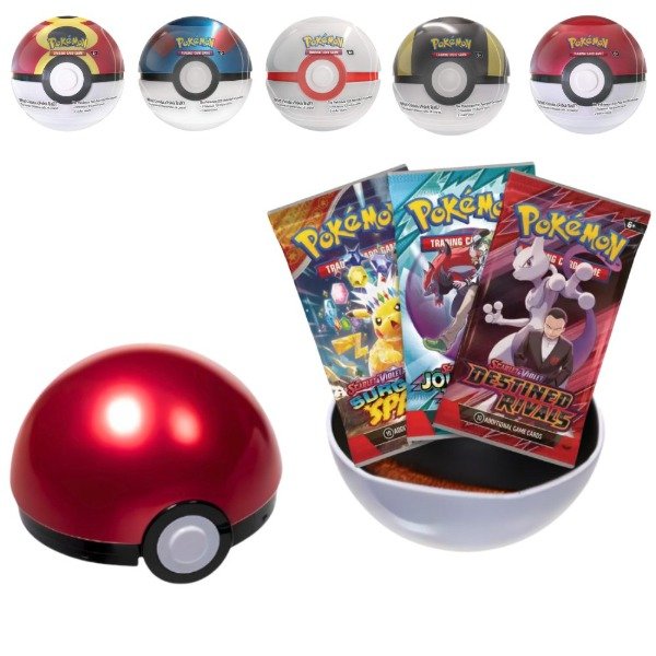 Producto - Pokebola Metálica Original POKÉMON TCG (Por unidad)