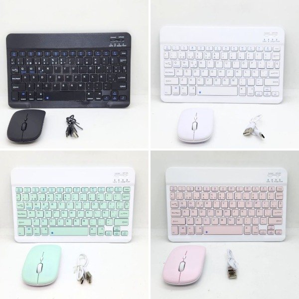 Producto - COMBO TECLADO+MOUSE MINI INALAMBRICO