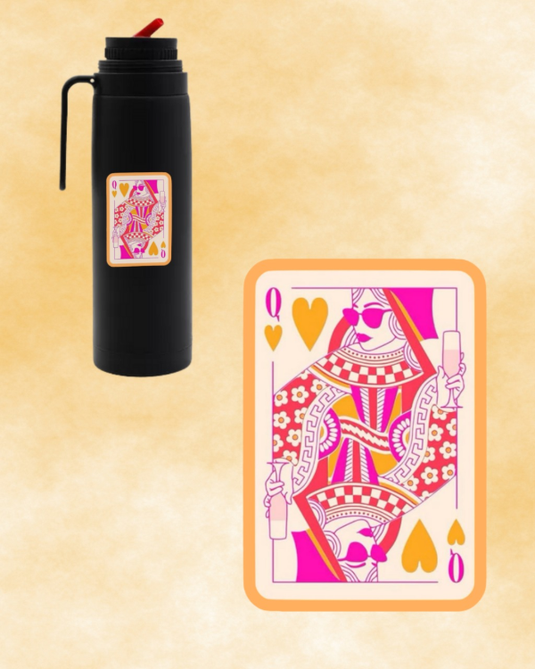 Producto - Carta póker naranja