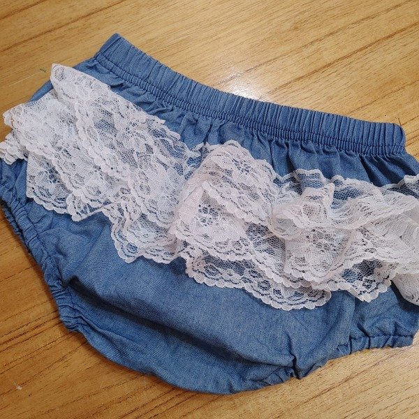 Producto - SIN MARCA - Bombachón beba jean voladitos 2T