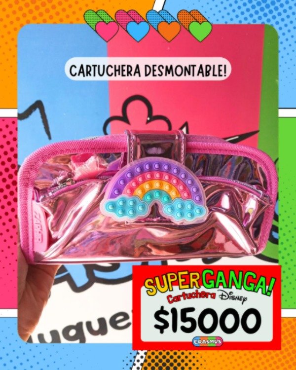 Producto - Cartuchera plegable Arcoiris