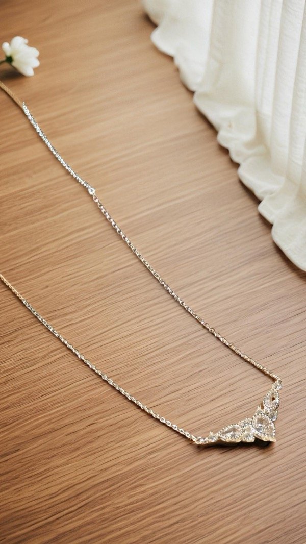 Producto - Cadena con dije incluído laminada en plata C188
