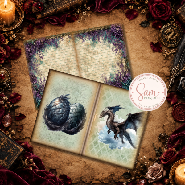 Producto - Kit imprimible: Dark Dragon - 1