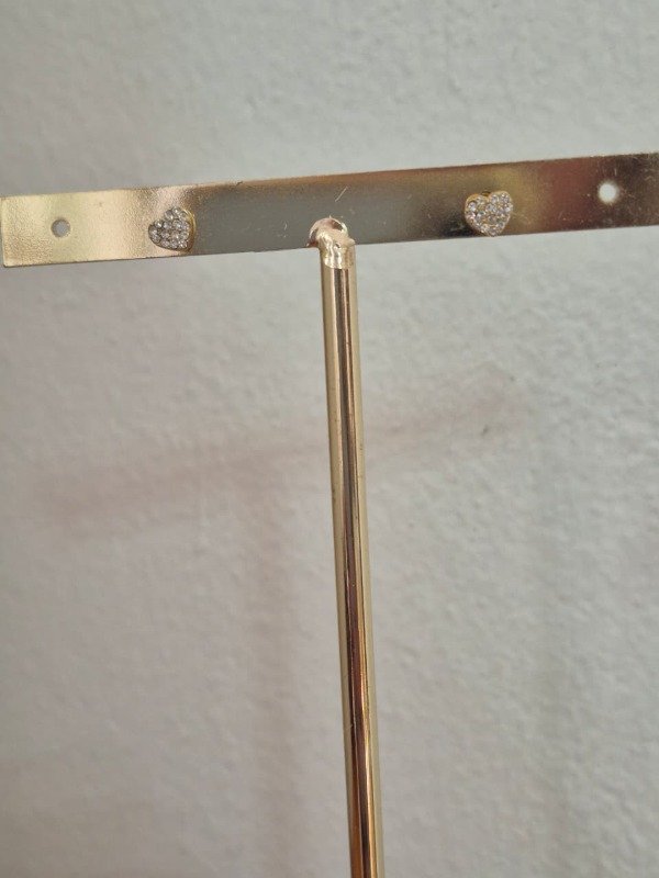 Producto - AROS CORAZON MINI - dorado